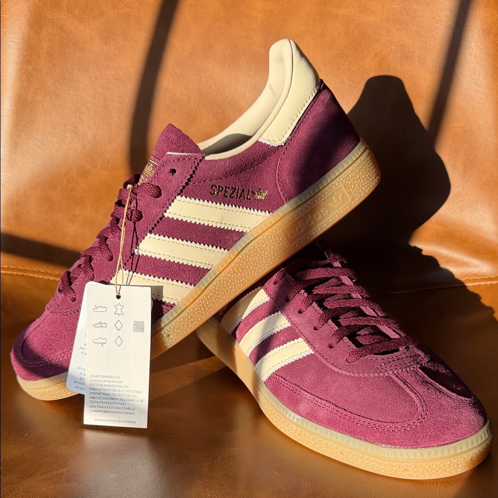 Adidas Spezial Burgundy Suede Sneakers / Handball SPEZIAL